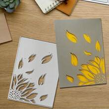 Khuôn cắt kim loại hình hoa sáng tạo, khuôn dập nổi và làm album ảnh DIY, dụng cụ làm thiệp chúc mừng, đồ thủ công cắt giấy, khuôn cắt mẫu làm thiệp quà tặng. - Bạc - Xem 8