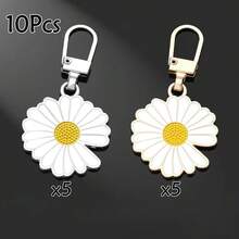 3/8/10个装可替换拉链拉片,可拆卸金属拉链头,适用于夹克、背包、牛仔裤、行李箱、手提包 - 彩色 - 查看 20