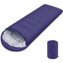 1 pieza Saco de dormir para camping de 950g, saco de dormir de sobre grueso y cálido, adecuado para camping, senderismo, viajes al aire libre en primavera, otoño e invierno - Multicolor - Ver 13