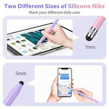 Bút cảm ứng đa năng với hai đầu silicon, bút cảm ứng điện dung dành cho điện thoại thông minh và máy tính bảng. - Nhiều màu - Xem 7