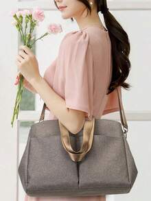 Waterproof Maternity Bag, Fashionable Large Capacity Handbag/Shoulder Bag, Specially For Pregnant Women, Diaper Pad Bag