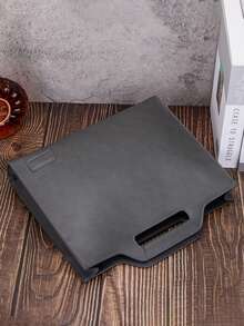 Nueva bolsa de gran capacidad para hombres, maletín de negocios casual, bolso de mensajero, el mejor regalo para el novio - Negro - Ver 6