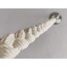 DesignYourHammock.com Sogas para Hamaca con Argolla y Guardacabos 1 Par (Natural) - Natural - Ver 2