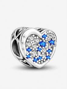 1pc Beads, Suitable For Women Bracelet, Bangle DIY Jewelry Making And Daily Outfit Matching, Suitable For Girls Wearing - Heart-shaped Constellation - View 18