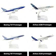 2026 New - Ruian Airlines Aircraft Model, Die-Cast Metal Airplane Model, Suitable For Collection And Holiday Gifts - White - View 7