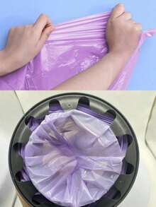 3pcs/5pcs/6pcs/8pcs/10pcs--4.5m Long Purple Diaper Pail Refill Trash Bags, Thick Odor-Proof Diaper Disposal Bags, Suitable For Genie, Angelcare,Twist & Click, Tommee Tippee, Sangenic SimpIee, Munchkin And Other Brands, Odor-Proof Diaper Trash Bags, For Kitchen/Bathroom/Home Accessories - Purple - View 11