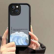 Un regalo de Navidad y Año Nuevo, funda para teléfono para mujeres, regalo festivo para miembros de la familia, adecuada para modelos 16, 15, 14, 13, 12, 11, Plus Pro Max, funda para la serie Galaxy S25. - Negro - Ver 3