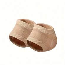 2pcs Moisturizing Gel Heel Socks, Silicone Toe-Less Spa Socks For Cracked Heels, Foot Protection Day & Night