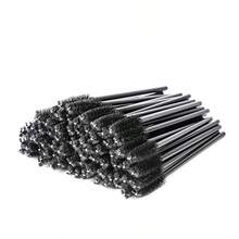 100/200/500支一次性睫毛膏刷，适用于拉长眉毛/睫毛和化妆（黑色）。赠品、旅行、平价好物、旅行必备 - 黑色 - 查看 3