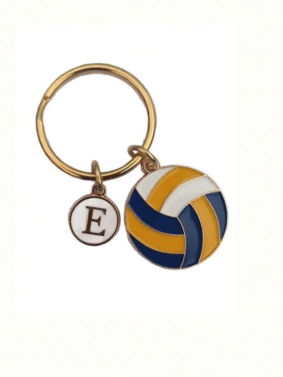 Personalized Volleyball Keychain - The Perfect Christmas, New Year, Easter Gift For Volleyball Players - Volleyball Alphabet Suit - View 1