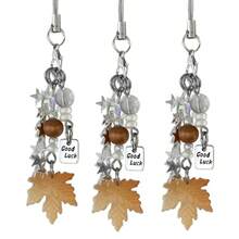 Handmade Lucky Maple Leaf CCD Lanyard, Girly Phone Strap, Keychain, Bag Charm - Multicolor - View 5