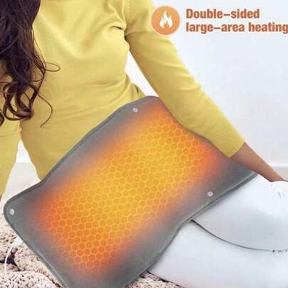 Fuente de alimentación de 5V2A, temperatura constante de 50°C, calentamiento de gran área, material de grafeno, control de temperatura inteligente USB, calentador de oficina y hogar de invierno, calentador de manos, almohadilla de calefacción multifuncional, se puede usar para piernas, abdomen, espalda, cintura