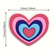 20pcs Strawberry & Heart Shoe Charms - Colorful Pink PVC/Plastic Cute Strawberry & Heart Shoe Decorations With Stem Design, Suitable For Sneakers, Boots - Shoe Accessories, Great Gift Choice,Shoe,Spring Summer Picks,Brides Maid Gifts,Room,Bedroom Decor,Beach,Travel,For Men,For Women,Vacation,Women's Day,Travel Essentials,Wedding Favours,Y2k,Bedroom,Car Accessories Women,Kitchen Decor,Cute Stuff - Multicolor - View 4