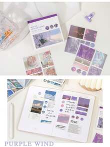 1本/40张清新油画风格女孩贴纸书，适用于剪贴簿、日记、书迷、个性化日记本、计划本、家居装饰、相册、学校项目、笔记本电脑、行李箱、艺术手工、DIY项目和美术用品。是复活节、生日、节日、情人节、母亲节的理想礼物。非常适合学生——便携，也是学校老师奖励、节日礼物和学习用品的理想选择。贴纸、剪贴簿用品、趣味贴纸、笔记本电脑贴纸、Kindle手机贴纸。 - 彩色 - 查看 8