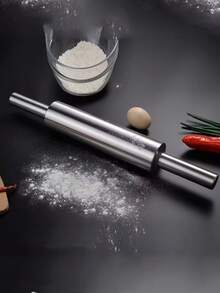 Heavy Duty Stainless Steel Rolling Pin With Non-Slip Handle - Professional Pizza Rolling Pin - Easy To Clean, Rust-Resistant, Ideal For Home And Commercial Kitchens - Perfect Christmas And Halloween Baking Gift - Multicolor - View 12