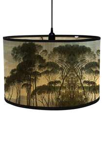 Bamboo Drum Shaped Lamp Shade, Rustic Woven Bamboo Pendant Light Shade, Bedroom Bedside Lamp Shade, Suitable For Homestay, Restaurant And Bedroom Table Lamp - Multicolor - View 16