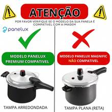 Cabo Superior da Tampa Panela De Pressão Panelux 4,5 L e 6 L Alça Baquelite - Multicolorido - Visão 9