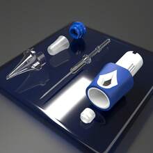 20 cartuchos de agulhas para tatuagem - Agulhas redondas padrão para contorno, adequadas para máquinas de tatuagem rotativas tipo caneta, alta qualidade e duráveis, cores sortidas (azul, vermelho) - Suprimentos profissionais para tatuagem, embalagem vibrante, com grips de silicone e ponteiras de alta qualidade. - Vermelho - Ver 8