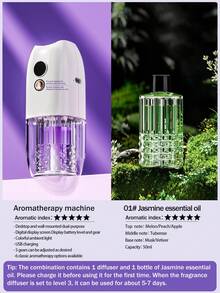 1 件装自动香薰机，可壁挂或桌面放置，自动定时喷雾，彩色氛围灯，ABS 材质，USB 香薰机（USB 可充电） - 彩色 - 查看 15