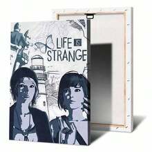 1张动漫墙贴，家居装饰，奇异人生主题房间装饰，美学风格，Pinterest动漫海报，帆布墙画，无框装饰 - 彩色 - 查看 41