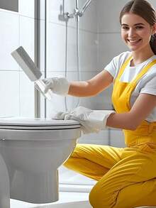 Toilet Pumice With Handle, 5-Piece Set Of Pumice Toilet Cleaner, Used For Removing Hard Water Toilet Rings From Toilets, Bathtubs, Stoves, Barbecue Grills, Swimming Pools, And Sinks - Multicolor - View 6