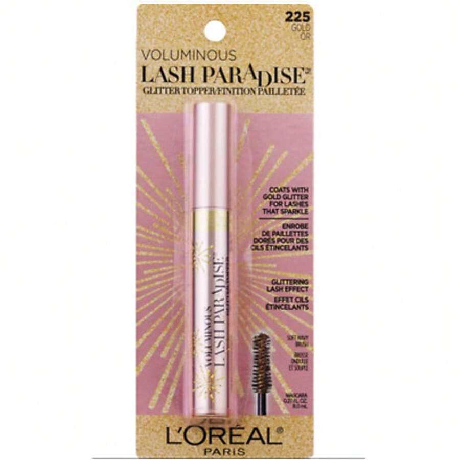 L’Oreal Paris Loreal Voluminous Lash Paradise Glitter Topper 225 Gold Or 0.27 Oz - 金色 - 查看 1