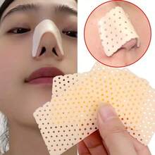 1/2/5/10pcs Self-Adhesive Nose Clips - Low-Temperature Heat Shrink Nose Strips, For Bone Fracture, Plastic Surgery, External Support And Fixation Easy To Use, No Residual Glue After Removal, Anti-Slip Design, Suitable For All Nose Types, Used For Nose Shaping. - Apricot - View 2