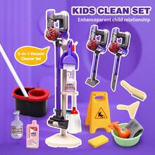 5pcs/16pcs/17pcs/22pcs Children's Multi-Functional Vacuum Set Realistic Cleaning Tools For Household Chores And Role-Play Cleaning Activities Interactive Cleaning Simulation Toy Set For Kids Home Interaction Or Daily Cleaning Simulation Play Role-Play Toy Set Ideal Christmas Gift For Boys And Girls Birthday Gift - Multicolor - View 3