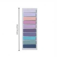 3200pcs Morado Colorful Transparent Memo Pads - Cute Categorized Stickers With Question Mark And Heart Designs, Ideal For Study Notes, Indexing And Organization. Learning Stickers: Fun Design, Paper Material, Perfect For Back To School Season Scrapbook Supplies Scrapbooking - Multicolor - View 7