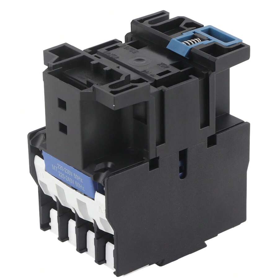 AC Contactor Coil NO for Motor Power Supply Controls Indicators CJX2‑2510 220V 50HZ 25A - Negro - Ver 1