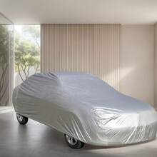 1件装四季通用汽车罩，防水、防晒、防风、防尘，适用于大型轿车，尺寸：580*175*120厘米 - 全包 - 查看 3