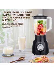 SOKANY185 Multi-Function Juicer, Pure Juice Extractor. Equipped With Grinding Cup, 2-In-1 Blending And Grinding Function. 2-Speed Adjustable Temperature Control. Suitable For Juice Extractor/Cooking Machine/Nutritional Supplement Machine/Ice Crusher/Coffee Bean Grinder. - Japan A Type Plug(100V) - View 4