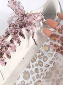 Leopard Print Shoelaces