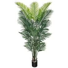 1Pack Artificial Palm Tree 6FT - Fake Tree With Black Pot Paradise Palm Tree Faux Tropical Areca Floor Plant In Pot Artificial Silk Plant For Home Office Living Room Halloween Christmas Decor Indoor Outdoor Yard 2026 - 6ft palm tree with black pot - 查看 1
