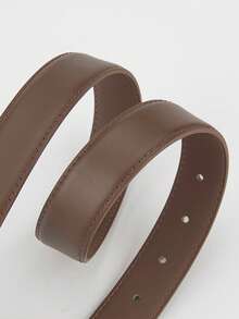 1/2pcs Vintage Square Heart Buckle Women's Belt, Minimalist Fashion Waist Belt, Waist Cincher, Elegant Versatile For Dresses, Pants, Coats, Indie Korean Style, Suitable For Daily Wear, Gift For Valentine's Day - Multicolor - View 6