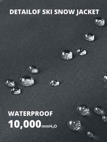 CAMEL CROWN Parka acolchada con capucha larga para hombre, abrigo casual a prueba de viento para invierno - Gris - Ver 4