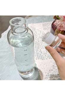 单只装简约高级透明创意带塞水杯，大容量，防碎材质，定时饮水提醒，适合朋友聚会/家庭旅行/宿舍饮水/学习展示，实用贴心，是送给男友和父亲的礼物，父亲节/毕业季专属好礼。