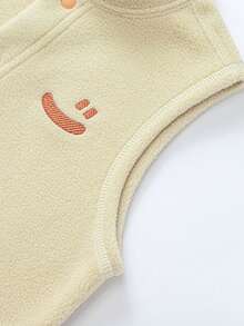 mini bala Chaleco acolchado para niños Primavera 2026, Ropa exterior ligera, cálida y cómoda - camello - Ver 7