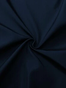 Chaqueta de béisbol casual para deportes al aire libre con cuello alto, unicolor y cremallera - azul real - Ver 9