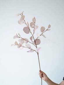 1pc Artificial Long Eucalyptus Apple Leaf, Green Plant, Ins Style Decor For Hotel, Wedding, Autumn Color Single Branch Leaf - Multicolor - View 17