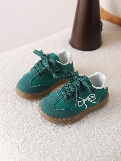 1 par flicksportskor, nya vår-/höstskor för barn, casual sneakers för flickor