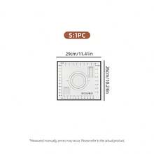 1/2pcs Baking Mat With Measurement, Dough Rolling, Kneading, Bread, Candy, Cookie And Pastry Making, Suitable For Christmas, Valentine's Day, Thanksgiving, Home Baking Tool, Bakery, Restaurant, Hotel Kitchen Utensil - - - View 9