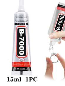 Bộ 5 chai keo dán nhựa đa năng B-7000 (110ml) - Chống thấm nước, dạng bán lỏng, không cần điện, lý tưởng cho các dự án thủ công DIY, làm trang sức, dán kim loại, quà tặng ngày lễ và các dự án sáng tạo. - Nhiều màu - Xem 11