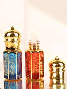 4pcs/Set 6ml Empty Glass Roll-On Bottles, Refillable Essential Oil Perfume Sample Vials, Suitable For DIY Aromatherapy, Travel, Wedding, Party Favors,Bathroom - Multicolor - View 6