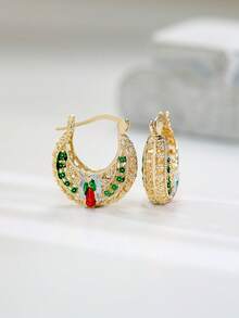Retro Virgin Mary Earrings Hollow-Out Elegant Perfect For Women Combine Well With Any Outfit Top Gift Choice - Multicolor - View 10