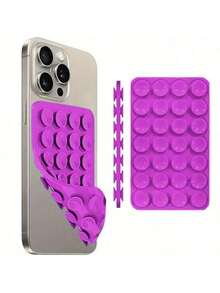 28 Stücke/Set dickwandiger doppelseitiger Saugnapf Handyhalter, geeignet für Handyhüllen, kabellose Klebehaltegriff Handyständer. Rutschfester Griff, anwendbar für verschiedene Geräte, Party-Essentiell, bestes Geschenk für Valentinstag, Weihnachten, Erntedankfest, doppelseitiger Saugnapf Handyhalter fürs Badezimmer - Verschiedenfarbig - Übersicht 6