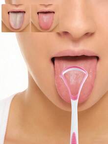 3 st/1 st Denna tungrengörare är utformad för att effektivt ta bort bakterier, matrester och luktframkallande ämnen från tungans yta. Som visas på jämförelsebilden kan den rengöra den smutsiga tungan så att den blir ren och frisk, vilket avsevärt förbättrar munhälsan och minskar lukt. - Multifärgad - Visa 14