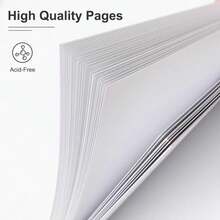 Scrapbook Photo Album 12x12 Inches 80 Pages Hardcover Kraft Paper Linen Cover Scrap Book Memory Book DIY Scrapbook Albums For Wedding Baby Boyfriend Travel Anniversary Family, Blue - ColorC - View 4