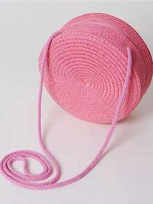 个性化雏菊钱包，定制名字草编包，适合女孩，夏季斜挎包，创意花童礼物，旅行收纳包 - 彩色 - 查看 12