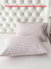 1 chiếc vỏ gối 100% cotton, vỏ gối dệt bằng cotton đã qua xử lý, chất liệu tự nhiên, mềm mại, kiểu dáng phong bì, phù hợp cho nam, nữ, ký túc xá, phòng ngủ, trang trí phòng ngủ học sinh, phong cách tối giản. - Nhiều màu - Xem 5